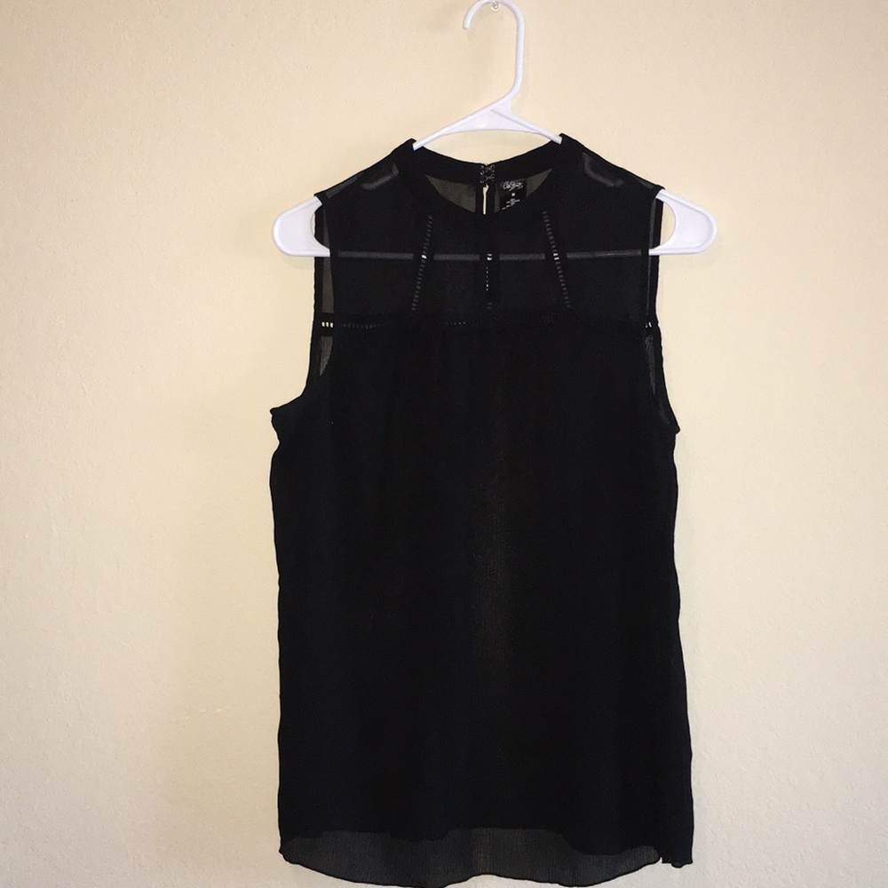 Black sheer tank